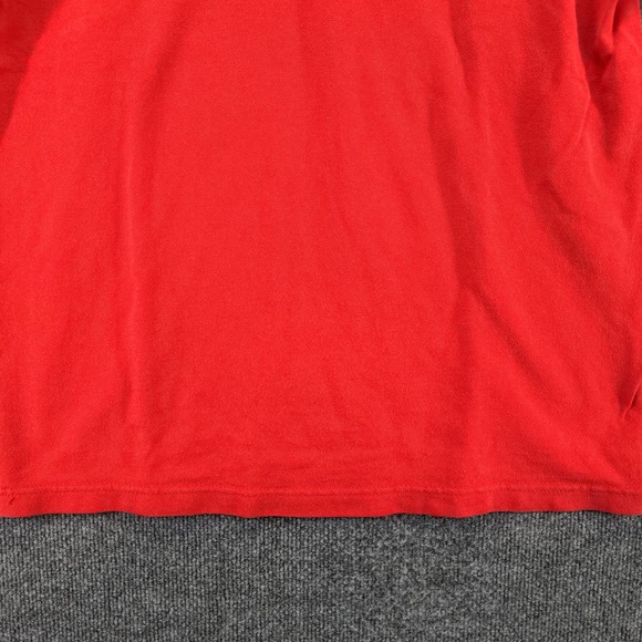 Fruit of the Loom Mens USPS Postal Service Polo Shirt Red Size L Vintage Y2K - Picture 8 of 12